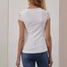 European And American Cross-border 2026 Fan-shaped V-neck Front Button Lace Splicing Slim-fit Short-sleeve T-shirt_ecoleips.com
