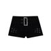 Aria Basics Aria Basics European And American Style Black Low Waist Hip Lift Slimming Hot Girl Ultra Short Pants Women Autumn New Slim Fit Rivet_ecoleips.com