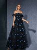 Women's Clothing New Style Butterfly Embroidery Mesh Niche Banquet Party Evening Dress_ecoleips.com