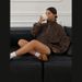 Retro Leopard Print Stand Collar Jacket For Women, Autumn 2025 New Design, Loose Mid-Length Sweatshirt, Trendy Early_ecoleips.com