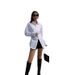 Women's Clothing White Long Sleeved Slim Shirt For Women Niche Design_ecoleips.com