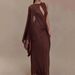 Women's Clothing Women's Hollow Out Slim Fit Long Dress Asymmetrical Solid Color Elegant Sexy Fashion For Formal & Casual For Women_ecoleips.com