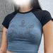 Summer New Arrival: American Street Style Spicy Girl Slim-fit Short Abstract Print Personalized Cropped Versatile_ecoleips.com