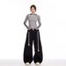 Women's Clothing Trendy Retro Sports Pants Women's Wide Leg Scimitar Pants Spring And Autumn New Loose Casual Sweatpants Straight Mopping Pants_ecoleips.com