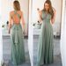Women's Versatile Multi-Way Cross Back Strappy Bandage Maxi Dress – Sexy Club Evening Gown_ecoleips.com