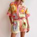 Women's Casual Fashion Linen Shirt And Shorts Set European American Style_ecoleips.com