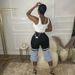 Women's Stretch Denim Flared Pants - Patchwork Bootcut Cropped Jeans (Light Blue) | Retro Streetwear & Casual Chic_ecoleips.com