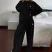 Trendy Matching Tracksuit Set For Women - Oversized Hoodie & Jogger Pants, Casual Streetwear Outfit_ecoleips.com