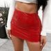 Aria Basics Aria Basics Spring/Summer European And American Season New Sexy Shiny Leather Bodycon Mini Skirt In Stock_ecoleips.com