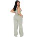 Women's Clothing Women's Fashion Casual Vest And Side Striped Sports Style Trousers Two Piece Set_ecoleips.com