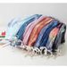 Tie-Dye Wide-Leg For Women 2025 Summer Thin High-Waist Draped Colorful Printed Pleated Casual Floor-Length Pants_ecoleips.com