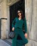 Women's Clothing Long Sleeved V Neck Trousers Suit Casual Ladies Suit_ecoleips.com