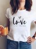 European And American Cross-border Foreign Trade Women's Clothing Butterfly Floral Round-neck Printed Short-sleeve_ecoleips.com