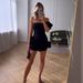 Women's Clothing Ruffled Flower Bud Puffy Dress Short Skirt Birthday Party Small Dress High End_ecoleips.com