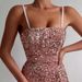 Sexy Suspender Bodycon Short Sequin Dress Party Evening Nightclub Dinner Cocktail Gown Glitter Sequined Formal Dress For Women_ecoleips.com