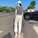European High-End Salt Style Streetwear Sports Suit For Women Summer Thin 2025 Ice Silk Fashionable Elegant Casual_ecoleips.com