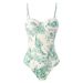 Aria Basics 2023 New European And American Style Women's One-Piece Swimsuit, Slim-Fit, Retro Tie-Up, Sun-Protective Long Skirt_ecoleips.com