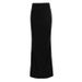 Aria Basics Aria Basics European And American Autumn Winter Long Half Solid Color Bodycon Skirt Women High Waist Tight_ecoleips.com