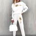 Women's Contrast Color Loose Two-Piece Suit Casual Sports Fashion Autumn Winter Printed Clothing Set_ecoleips.com