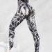 2025 Spring Summer New Naked Feel For Women No Embarrassing Lines High Waist Hip Lift Tie-Dye Yoga Fitness Nine-Point_ecoleips.com