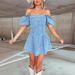 Women's Clothing Slim Fit Denim Short Sleeve Dress For Women Fashionable And Sexy European And American Style Spring/Summer New Arrivals_ecoleips.com