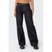 Russian Fashion 2025 New Extended Version Women's High-waisted Wide-leg Floor-length Jeans_ecoleips.com