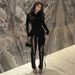 Women's Clothing Women's Long Jumpsuit Fashionable Sexy Hollowed Out Strappy Tight Fitting Autumn Winter Long Sleeved Style_ecoleips.com