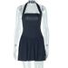 Women's Clothing Fashion Solid Color Dress Sexy Sling One Shoulder Sleeveless Backless A Line Skirt_ecoleips.com