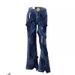 Women's Clothing Fabric upgrade casual style love twist hollow jeans_ecoleips.com