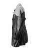 Coat Fashion PU Leather Patchwork Blazer Women's Lapel Slim Double Breasted Long Sleeves Suit Jacket Autumn New CQ02_ecoleips.com