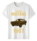 Women's T-Shirts Tshirt Muscle Freaks Mustang Classic Car Style 1967 Ford_ecoleips.com