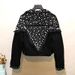 Women's Cropped Denim Jacket With Pearl & Rhinestone Embellishment, Fringe Trim, Long Sleeve Jean Coat For Party, Casual Daily Wear_ecoleips.com
