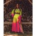 2025 Spring Summer New Sexy See-through Half Skirt INS Vacation Style Color-blocking Two-piece Set For Women_ecoleips.com