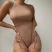 Summer High Neck Hollow out off Shoulder Jumpsuit for Women Street Fashion Slim Fit Long Sleeved Trendy European American Style_ecoleips.com