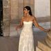 New Cross-border Vintage French Lace Sexy Strap Dress, Long Gown, Elegant Dress For Seaside Vacations_ecoleips.com