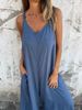 K Solid Color Jumpsuit For Women, New Style With Pocket Insert, Loose Casual Suspender Jumpsuit_ecoleips.com