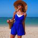 Women's One Piece Swimsuit Conservative Sporty Simple Bikini European American Style_ecoleips.com