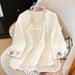 This Spring Heavy Industry Jacquard Base Layer Top Exudes A High-End, New Chinese-Style, Artistic And Retro Style With A_ecoleips.com