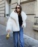 K Women's New Style Faux Fur Coat; Short Woolen Coat With Artificial Fur_ecoleips.com