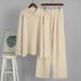 Cross-Border Turn-Down Collar Long Sleeve Knitted European And American 2025 Autumn Winter New Style Elegant Loose_ecoleips.com