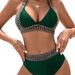 Slim Fit Two Piece Swimsuit for Women High End Quick Drying Sexy Bikini Spa Swimsuit New Style_ecoleips.com