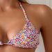 Verve 2025 New Tie Print Swimsuit For Women Beach Sexy Bikini Hot Spring Swimwear_ecoleips.com