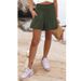 2025s Women's Clothing 2025 Solid Color High Waist Shorts Casual Pants_ecoleips.com