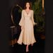 2024 Autumn/Winter New European And American Foreign Trade Exclusive Elegant V-neck Women's Dress Party Evening Gown_ecoleips.com