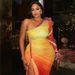 Women's Pleated Color Block Slit Slim Fit Irregular Skirt Long Sleeve One Shoulder Fashion Dress European American Style Export_ecoleips.com