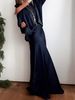 Spring/Summer New Women's Sexy Solid Color Satin Fashion Dress Elegant Long Skirt Casual Thin Adult Clothing for Ages 16-45_ecoleips.com