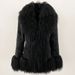 Luxury Rabbit Fur & Suede Coat – Winter Women’s Outerwear With Beach Wool Collar (XS-4XL, Brown/Grey/Black/Dark Brown/Burgundy)_ecoleips.com