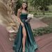 Suspender Evening Dress European And American Temperament Socialite Banquet Slit Dress Dress 2025 New Fashion And Elegant_ecoleips.com