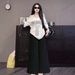 Women's Clothing Women's Summer Fashion Set Off The Shoulder Short Sleeved T-Shirt And Loose Wide Leg Pants Casual Two-Piece Outfit_ecoleips.com
