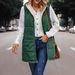 Women's Clothing Solid Color Hooded Cotton Jacket Reversible Slim Temperament Cardigan Jacket Top_ecoleips.com
